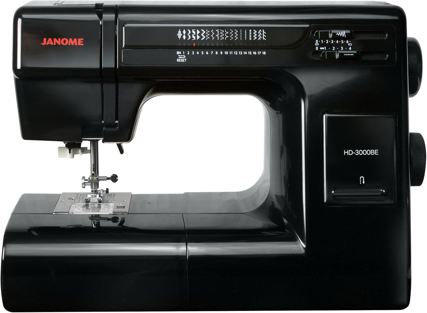 Janome Heavy Duty HD-3000 Black Edition Sewing Machine with Bonus 6 Piece...